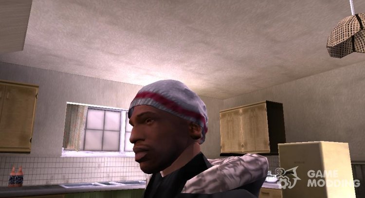 Winter Skully Hat for CJ v3 for GTA San Andreas