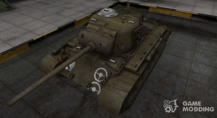 Breaking through the zone contour for the M26 Pershing for World Of Tanks