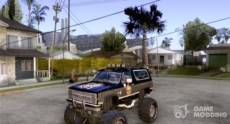 Chevrolet Blazer K5 Monster Skin 2 для GTA San Andreas