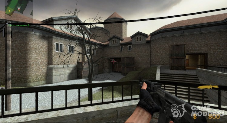 Camo AK-47 with Black Wood for Counter-Strike Source