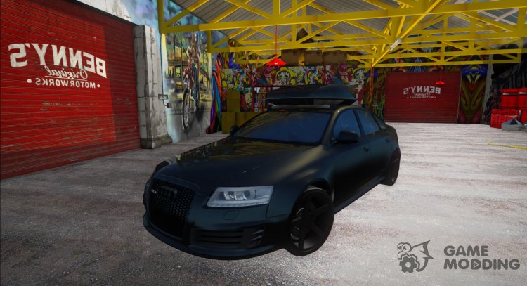 Audi RS6 (C6) Sedan Black Edition for GTA San Andreas