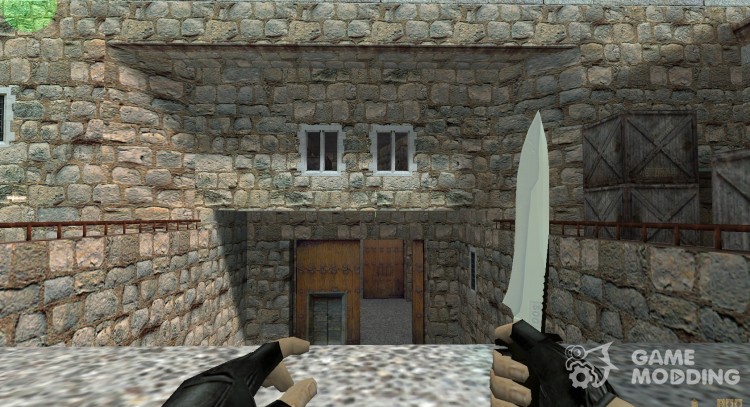 White Black Knife for Counter Strike 1.6