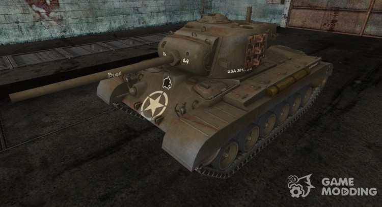 La piel de la M26 Pershing para World Of Tanks