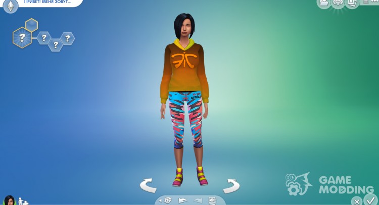 Sweatshirts Na'Vi and Fnatic for Sims 4