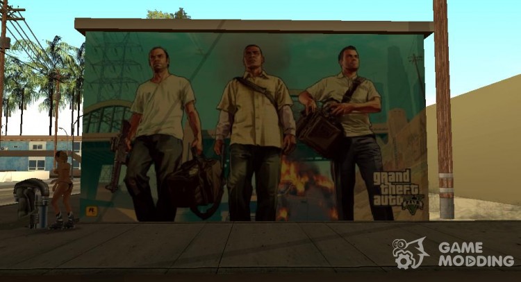 Poster de GTA 5 para GTA San Andreas