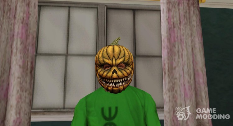 Pumpkin mask v2 (GTA Online) for GTA San Andreas