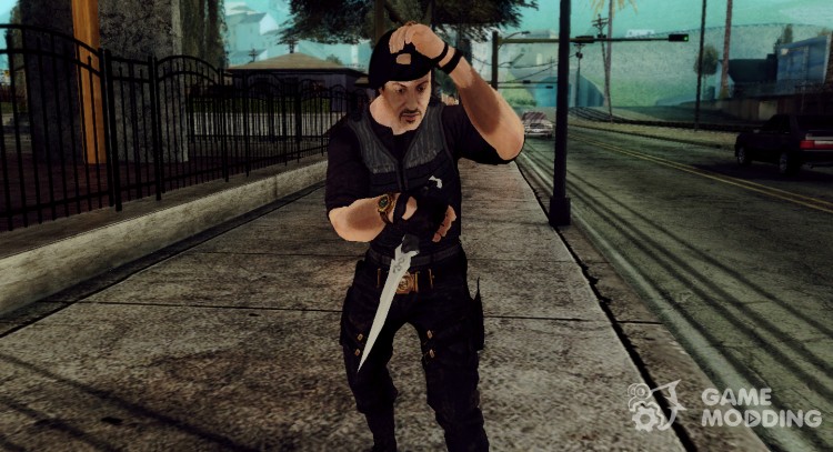 BARNI in the movie the expendables for GTA San Andreas