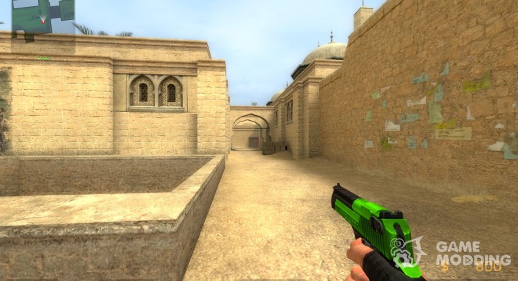 Green And Black Deagle (request) for Counter-Strike Source
