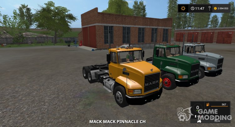 Pinnacle Mack CH613 DAY CAB version 1.1 for Farming Simulator 2017