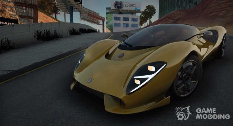 De Tomaso P72 for GTA San Andreas