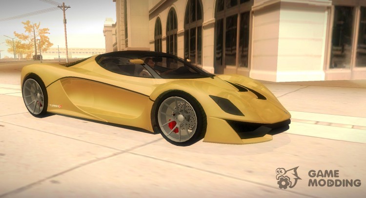 GTA V Grotti Turismo R para GTA San Andreas