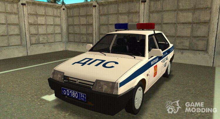 Vaz 21099 la Policía de la polica de trfico para GTA San Andreas