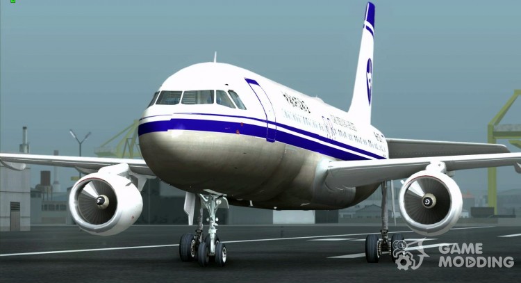 El Airbus A320-200 CNAC-Zhejiang Airlines para GTA San Andreas