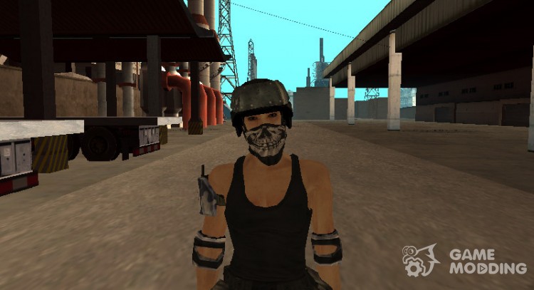 SWAT Girl для GTA San Andreas