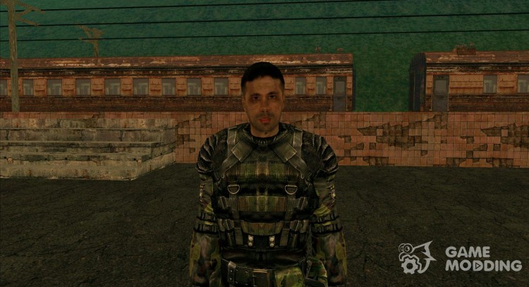 Военный в бронекостюме Булат из S.T.A.L.K.E.R. v.3 для GTA San Andreas