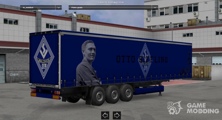 Waldhof Mannheim Trailer for Euro Truck Simulator 2