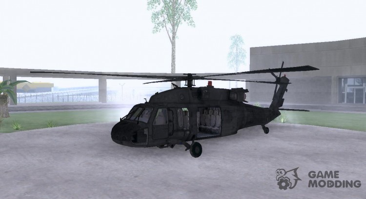 Blackhawk UH60 Heli для GTA San Andreas