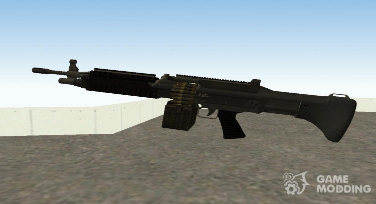 GTA V Combat MG (Default Mag) para GTA San Andreas