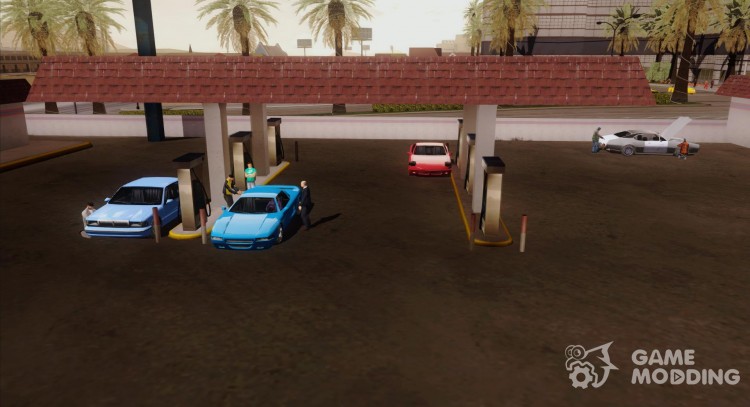 La revitalización de la gasolinera en Las Venturas para GTA San Andreas