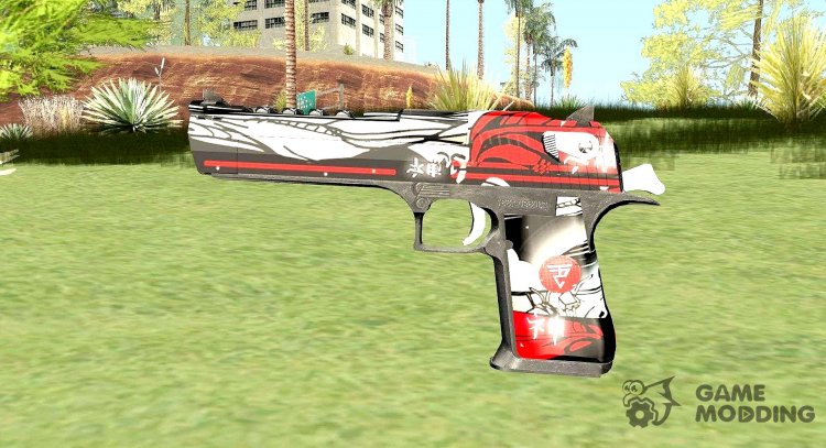 Пустынный Орел (Граффити) для GTA San Andreas