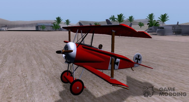Fokker DR1 для GTA San Andreas