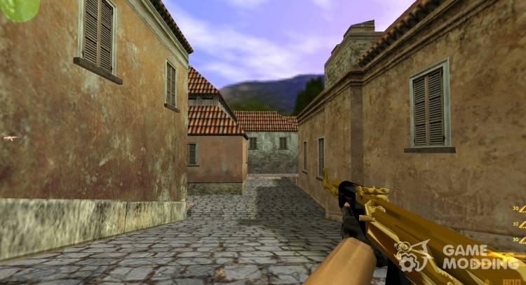 Золотой AK47 для Counter Strike 1.6