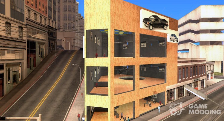 Новый автосалон в San Fiero для GTA San Andreas