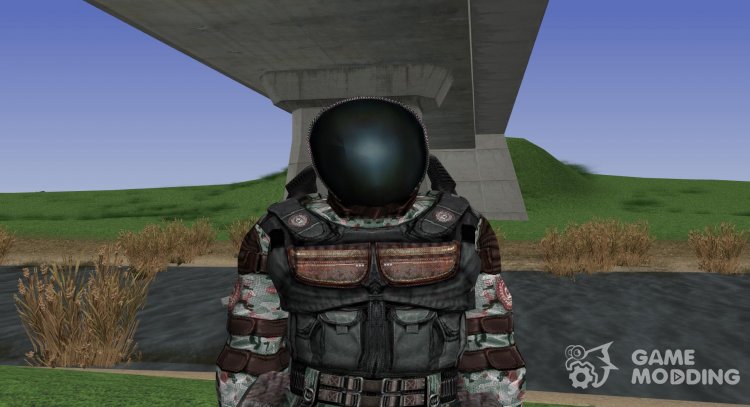 A member of the IIG in a scientific suit of S. T. A. L. K. E. R for GTA San Andreas