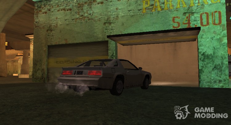 The new system of open garages for GTA San Andreas