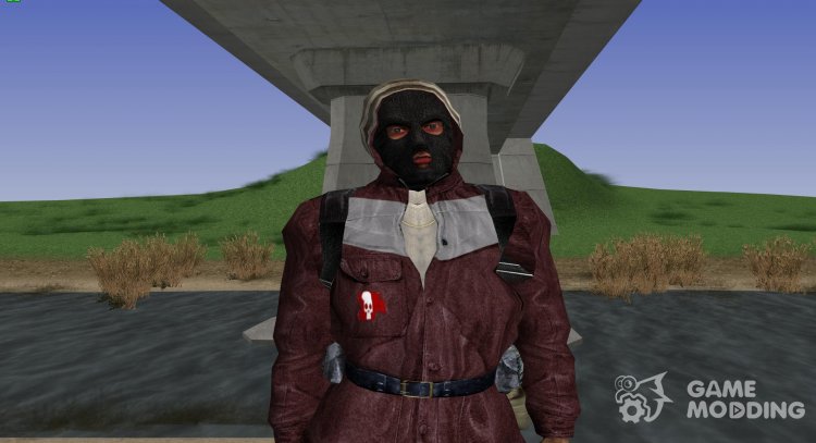 Miembro de la agrupación Verdugos en una chaqueta de cuero de S. T. A. L. K. E. R v.1 para GTA San Andreas