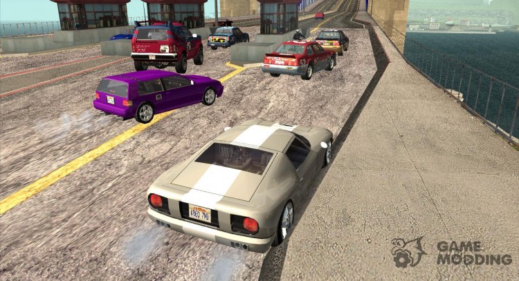 Новый траффик на дорогах Сан-Андреаса v.1 для GTA San Andreas