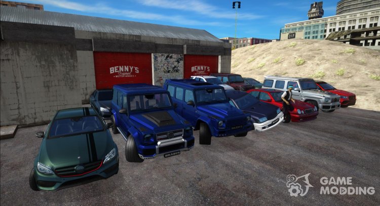 Pack of cars tuning studio Brabus for GTA San Andreas