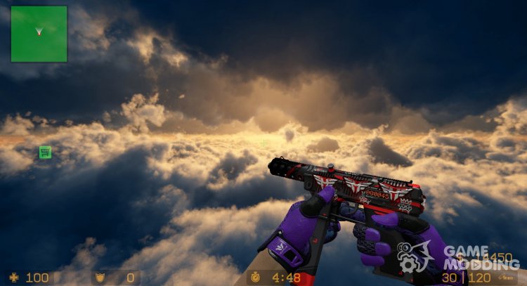 Tec-9 Isaac (RMR Stickers) for Counter-Strike Source