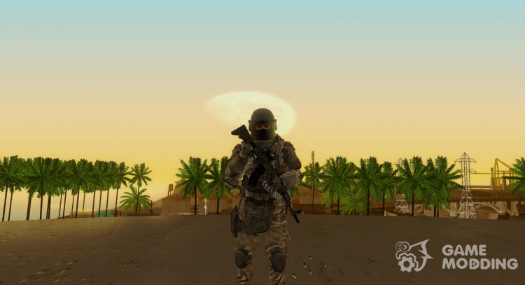 A soldier AIRBORNE (CoD MW2) v3 for GTA San Andreas