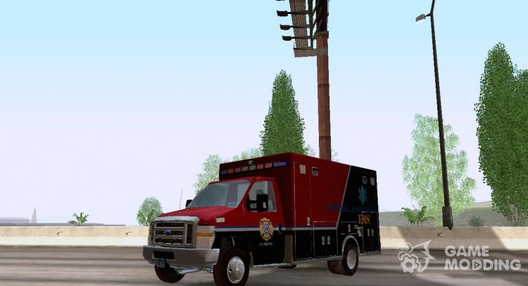 Ford E-350 AMR. Bone County Ambulance for GTA San Andreas