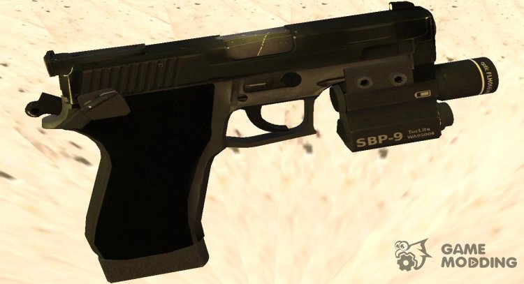 L4D2 HQ Pistol_B P220 для GTA San Andreas