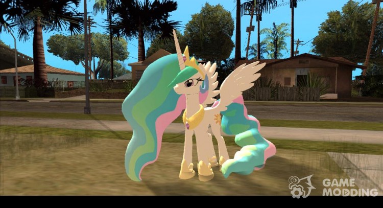 Celestia (My Little Pony) for GTA San Andreas