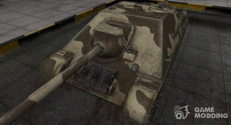 Desert skin for Su-122-44 for World Of Tanks