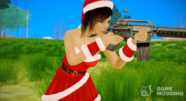 Lara Croft: the New year for GTA San Andreas