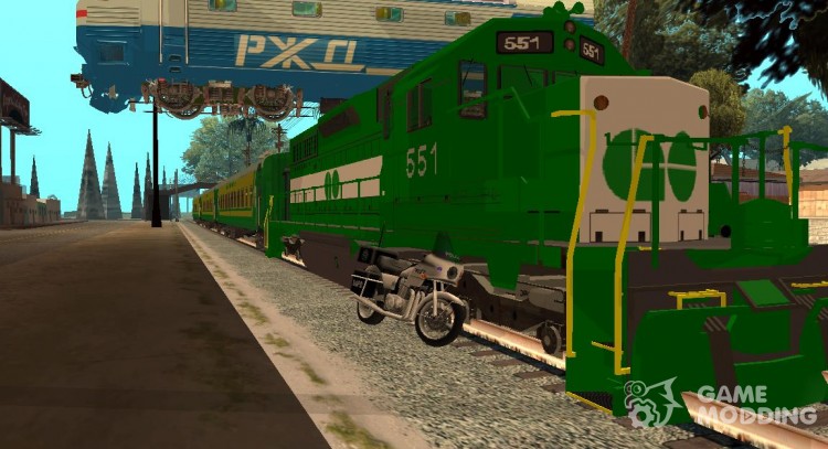 Пак поездов v.2 By Vone для GTA San Andreas