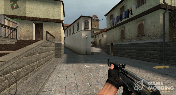 Simple silver recolor AK by oDERs for Counter-Strike Source