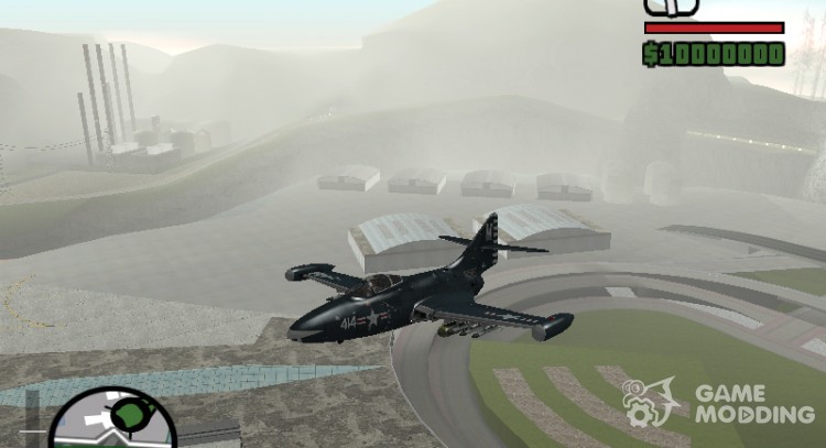 F9F Panther para GTA San Andreas