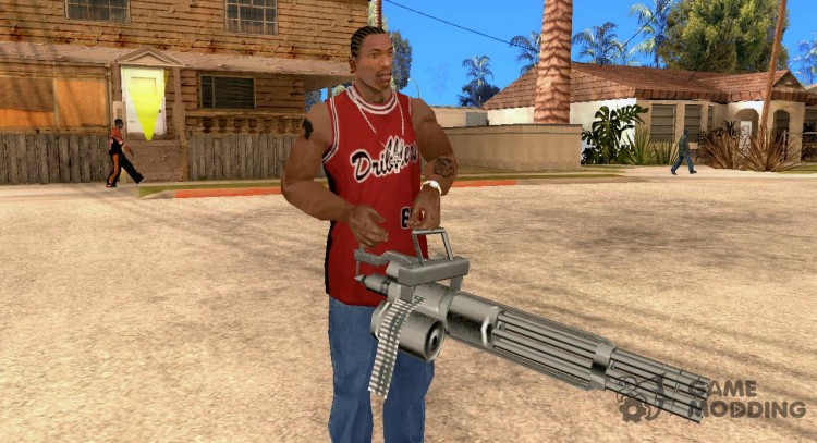 The choice of weapons in CS for GTA San Andreas