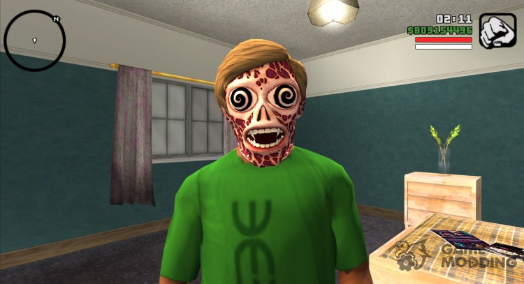 La máscara de extraterrestre v3 (GTA Online) para GTA San Andreas