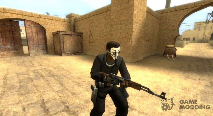 Anonymous L33t / my first skin for Counter-Strike Source