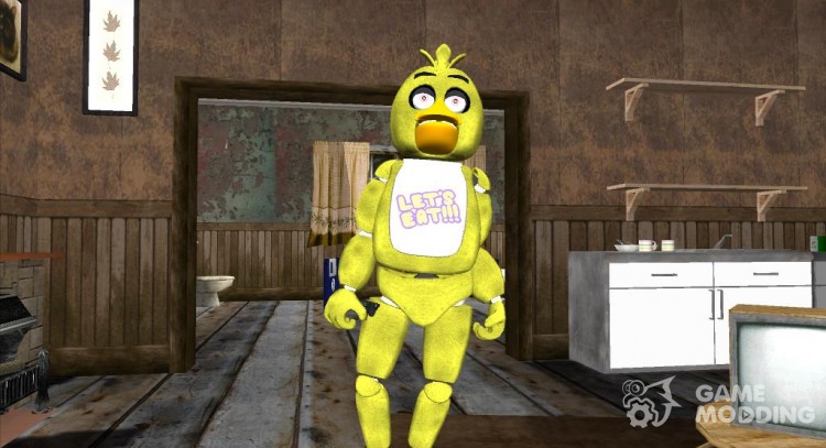 Chica from Five Nights Att Freddy's for GTA San Andreas