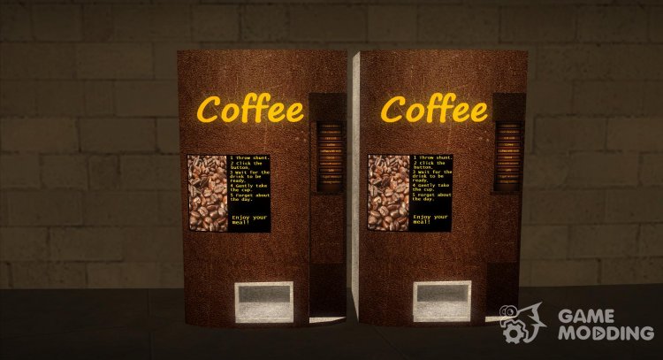 Coffee machines for GTA San Andreas