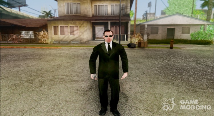 Agent Smith from Matrix para GTA San Andreas