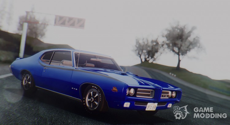1969 Pontiac GTO 'The Judge' Hardtop Coupe (4237) для GTA San Andreas