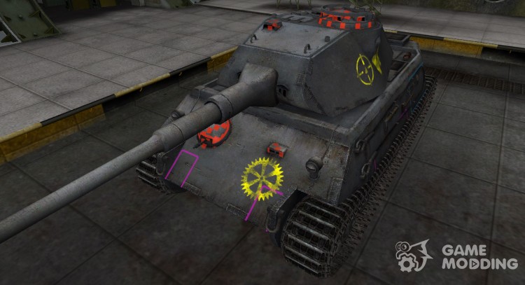 Контурные зоны пробития VK 45.02 (P) Ausf. A для World Of Tanks